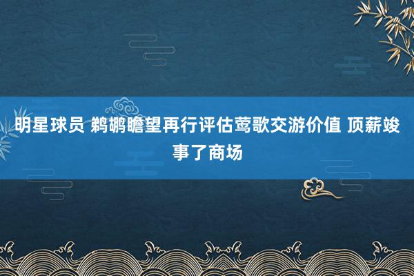 明星球员 鹈鹕瞻望再行评估莺歌交游价值 顶薪竣事了商场